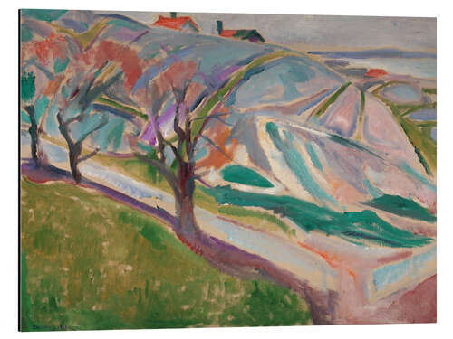 Alubild Landschaft, Kragerom, 1912