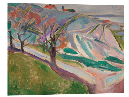 Tableau en plexi-alu Landscape, Kragerom, 1912