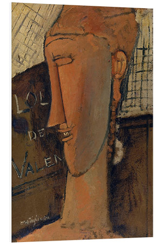 Hartschaumbild Lola de Valence, 1915