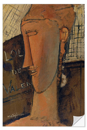Vinilo para la pared Lola de Valence, 1915