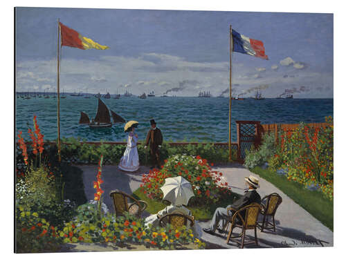 Alumiinitaulu Garden at Sainte-Adresse, 1867