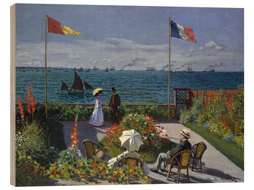 Holzbild Garten in Sainte-Adresse, 1867