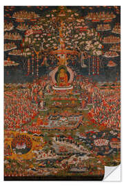 Sticker mural Amitabha, the buddha of the western pure land, 18th c.