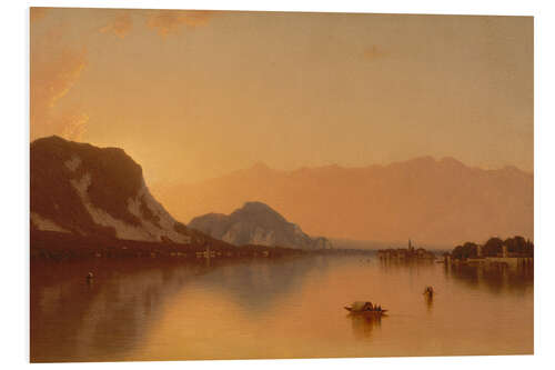 PVC-taulu "Isola bella" in lago maggiore, 1871