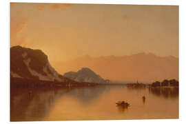 Foam board print "Isola bella" in lago maggiore, 1871