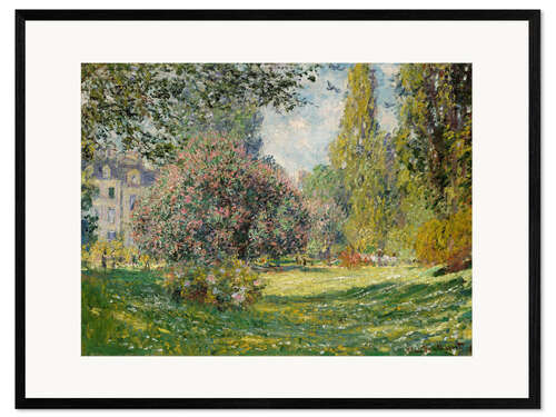 Kehystetty taidepainatus The Parc Monceau, 1876