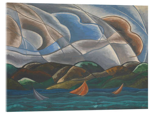 Akrylglastavla Clouds and water, 1930