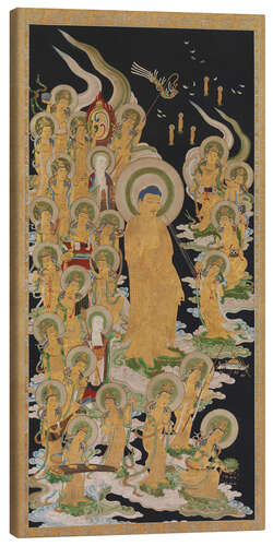 Canvas print Buddha and attendants, 17th-18th c.