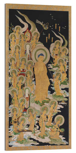 Galleriataulu Buddha and attendants, 17th-18th c.