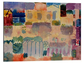 Magnettafel Garten in St. Germain, Europäisches Viertel nahe Tunis, 1914