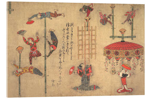Obraz na szkle akrylowym Acrobats, 1880s
