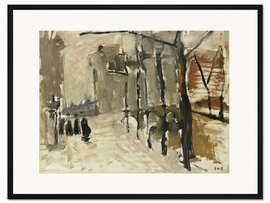 Gerahmter Kunstdruck Ansicht in Den Haag