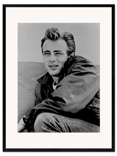 Framed art print James Dean, "Rebel Without a Cause" III