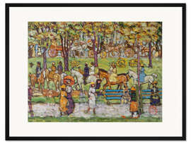 Gerahmter Kunstdruck Central Park, 1914