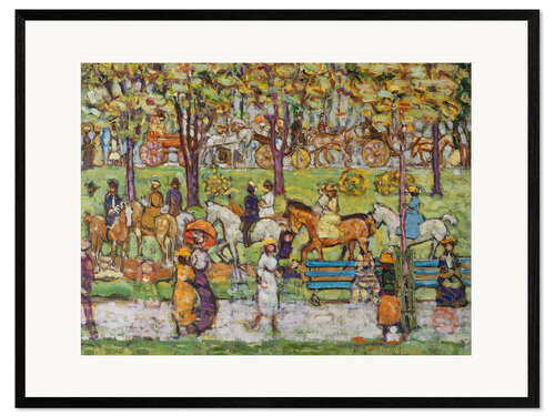 Impresión de arte enmarcada Central park, 1914