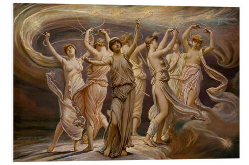 Foam board print The Pleiades, 1885