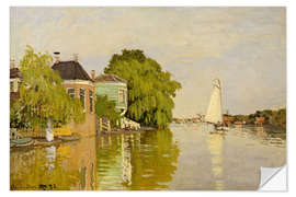 Wall sticker Houses on the Achterzaan, 1871