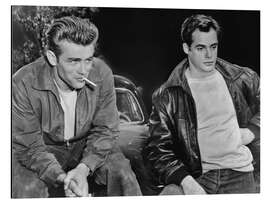 Cuadro de aluminio James Dean and Corey Allen