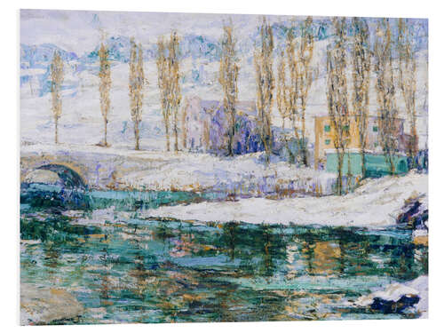 Foam board print Winter, 1914