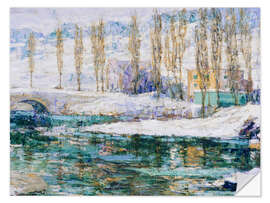 Selvklebende plakat Winter, 1914