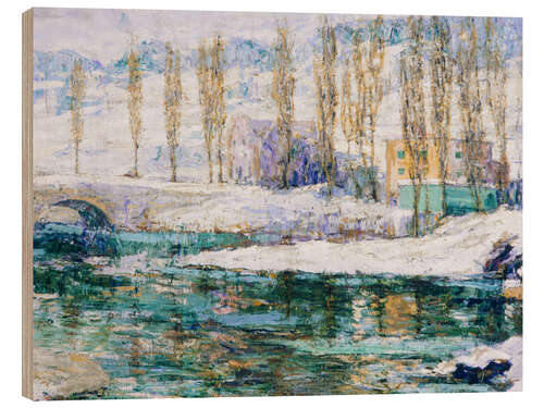 Holzbild Winter, 1914