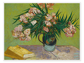 Poster Vase aux lauriers roses, 1888