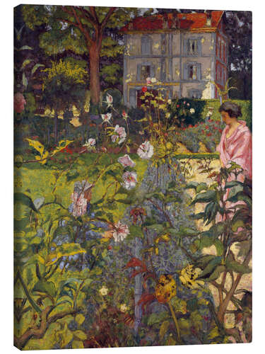 Canvas print Garden at Vaucresson, 1920