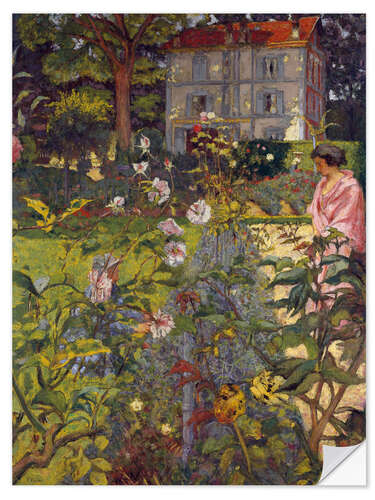 Sticker mural Garden at Vaucresson, 1920