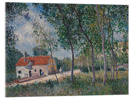 Acrylic print The Road from Moret to Saint-Mammes, 1883-85