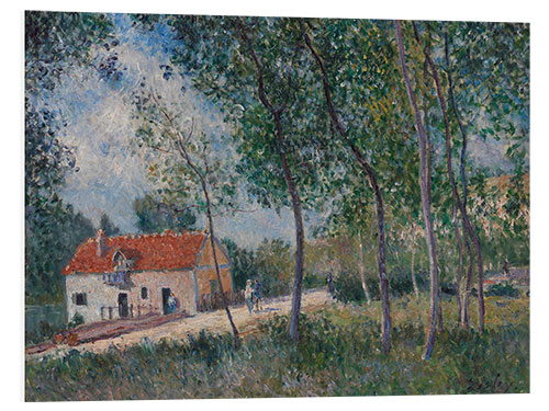 Foam board print The Road from Moret to Saint-Mammes, 1883-85