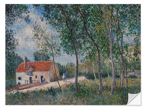 Autocolante decorativo The Road from Moret to Saint-Mammes, 1883-85