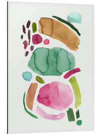 Magnettafel Abstraktes Minimal Rosa Grün