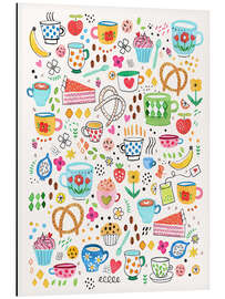 Magnettafel Kaffee- und Tee-Snack-Bäckerei