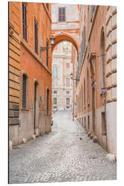 Aluminium print Colorful Street in Rome