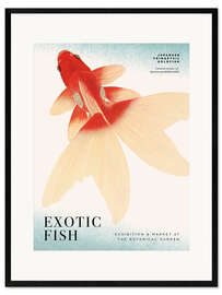 Innrammet kunsttrykk Exotic Fish Exhibition