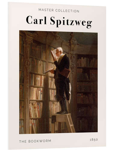 Obraz na PCV The Bookworm, 1850