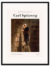 Gerahmter Kunstdruck The Bookworm, 1850