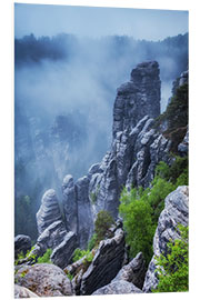 Foam board print Saxon Switzerland