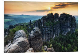 Cuadro de aluminio Saxon Switzerland - Schrammsteine II