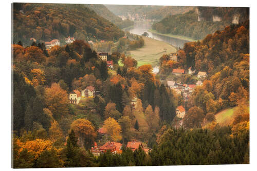 Acrylic print Saxon Switzerland - Rathen