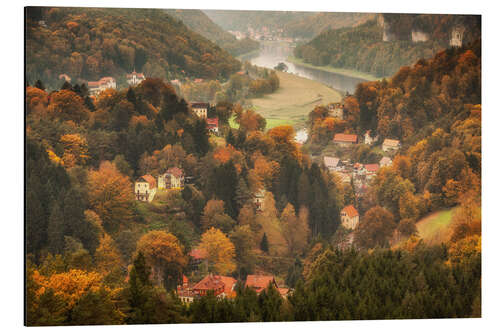 Aluminium print Saxon Switzerland - Rathen