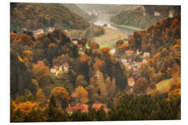 Foam board print Saxon Switzerland - Rathen