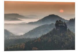 Foam board print Saxon Switzerland