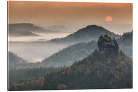 Quadro em plexi-alumínio Saxon Switzerland