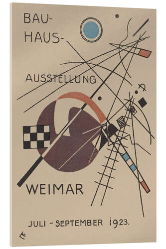 Akryylilasitaulu Bauhaus exhibition, 1923