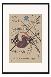 Gerahmter Kunstdruck Bauhaus Ausstellung, 1923