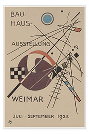 Póster Bauhaus exhibition, 1923