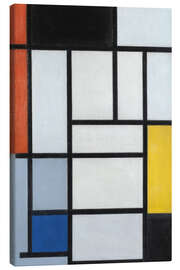 Canvas print Composition with Red, Black, Yellow and Blue, 1921