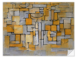 Vinilo para la pared Painting No. II / Composition No. XV / Composition 4, 1913