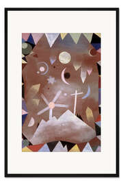 Gerahmter Kunstdruck Über Bergeshöhen, 1917